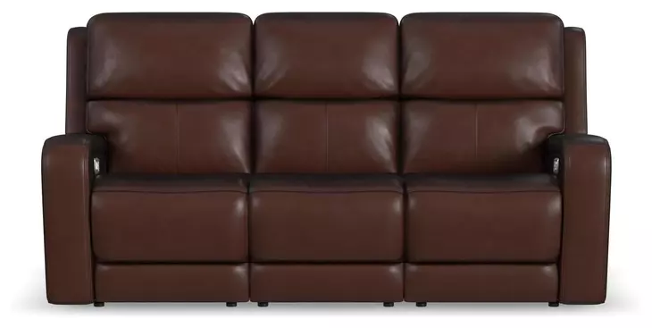 Oasis Truffle Leather Zero Gravity Power Reclining Living Room Set