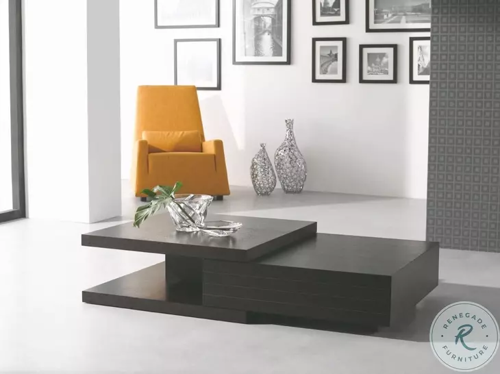 HK 19 Wenge Modern Coffee Table