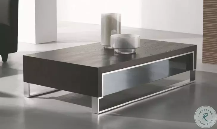 888 Modern Wenge Wood Coffee Table