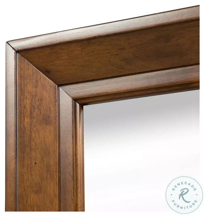 Grandpas Cabin Aged Oak Mirror From Home Gallery Stores