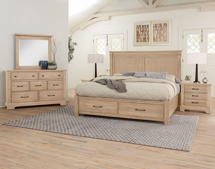 Cool Rustic Clear Maple 7 Drawer Dresser
