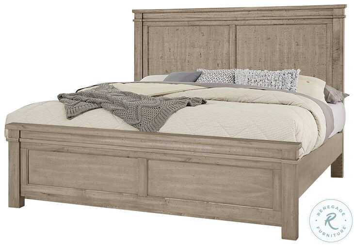 Cool Rustic Clear Maple California King Mansion Bed