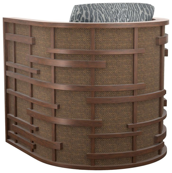 Semerang Gray Upholstered Swivel Chair