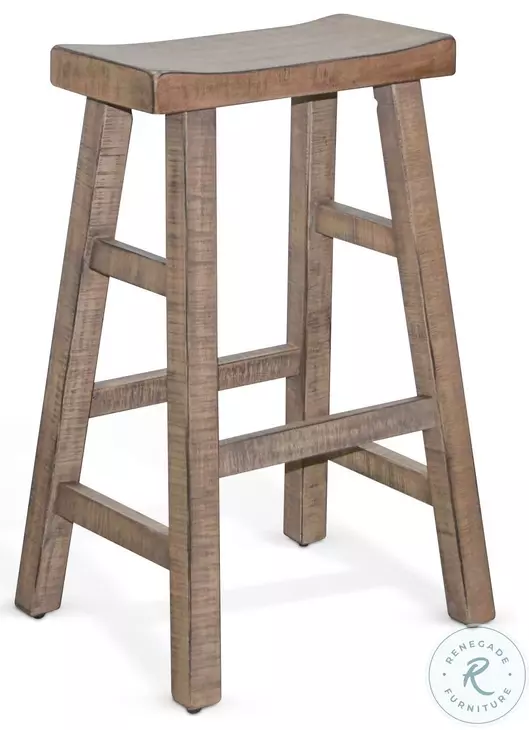 Maple Haze Beach Pebble Bar Stool Set of 2