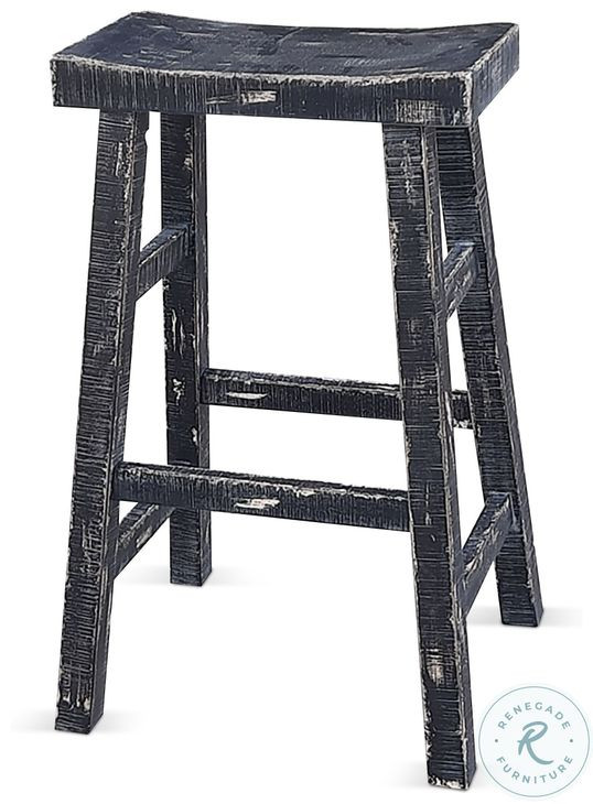 Seabright Black Barstool Set of 2