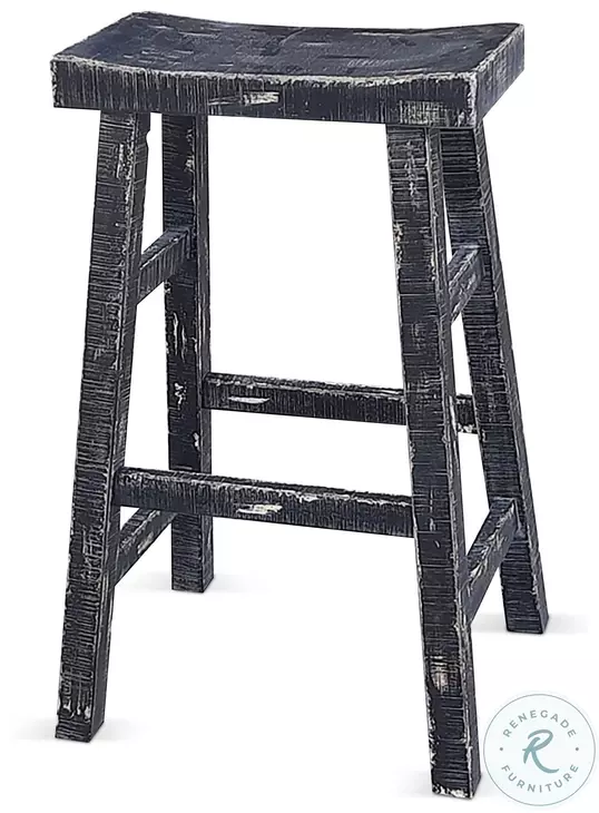 Seabright Black Barstool Set of 2