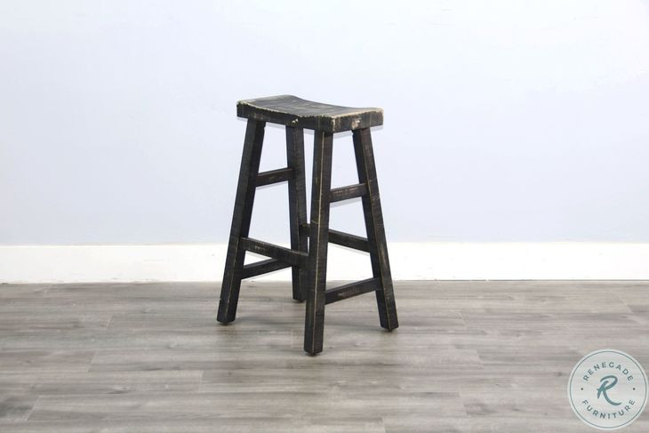 Seabright Black Barstool Set of 2