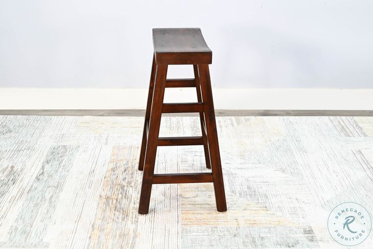 Desert Sage Dark Brown Barstool Set of 2