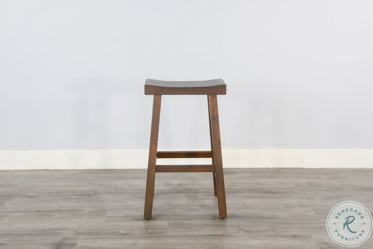 Havenstead Dark Brown Barstool Set of 2