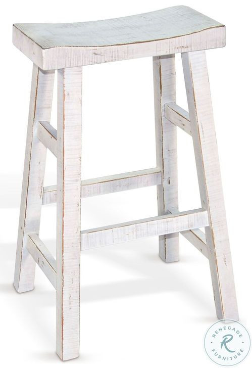Autumn Echo White Sand Barstool Set of 2