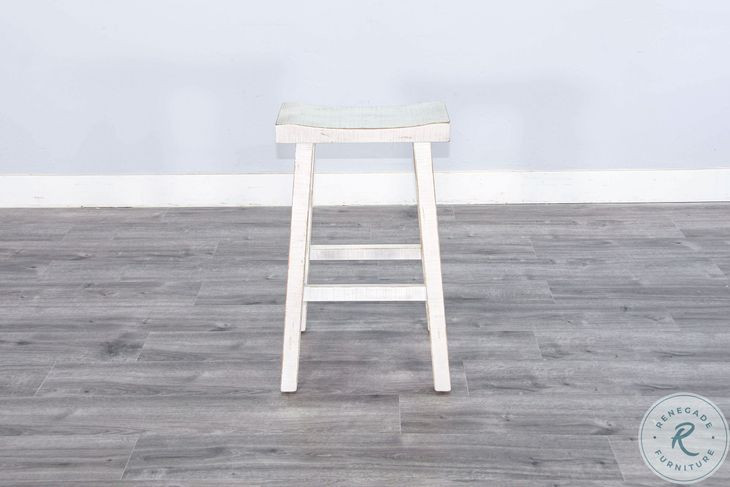 Autumn Echo White Sand Barstool Set of 2