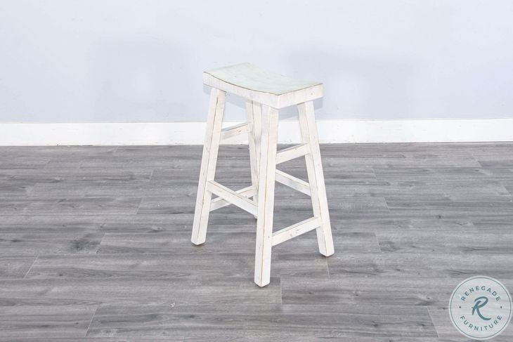 Autumn Echo White Sand Barstool Set of 2