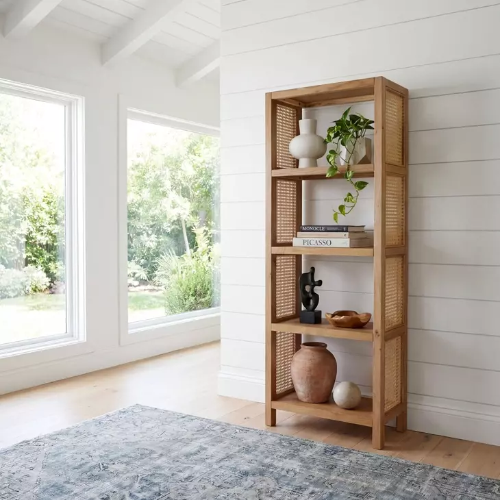 Mesa Natural And Cane 6 Drawer Dresser