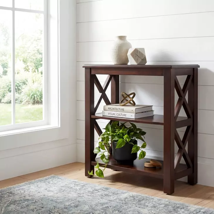 Cherry Dark Brown Bookcase