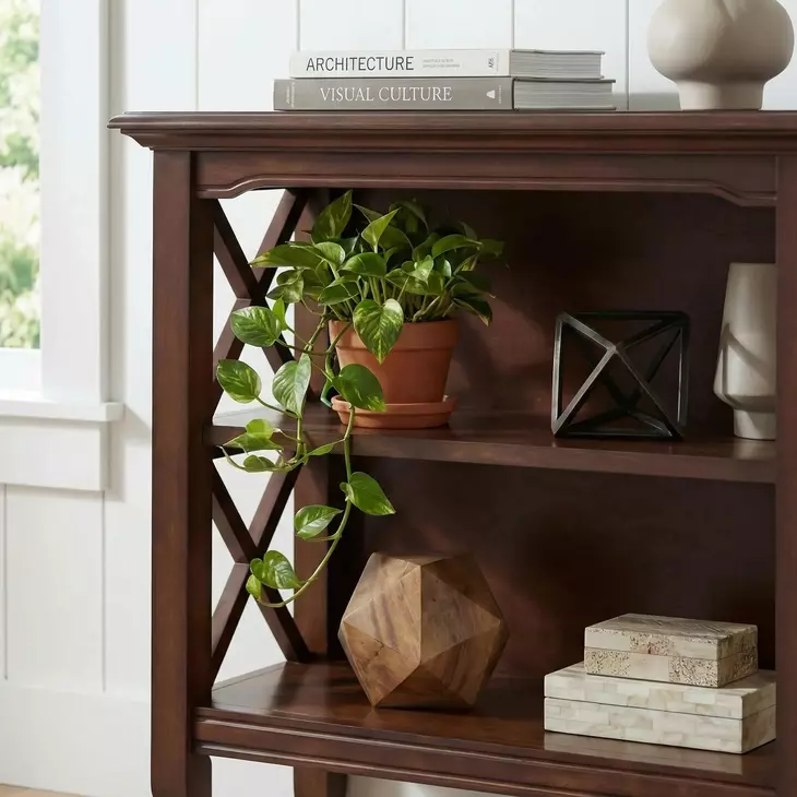 Cherry Newport Low Bookcase