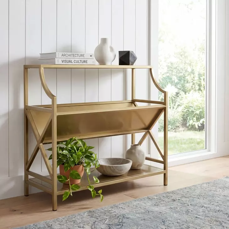 Keats Antique Gold Librarie Bookcase