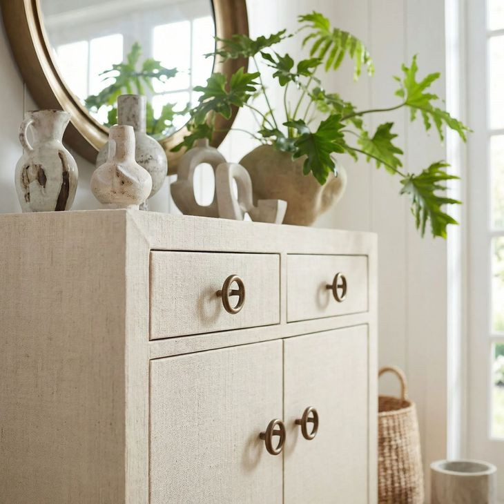 Chatham Natural Beige Accent Cabinet