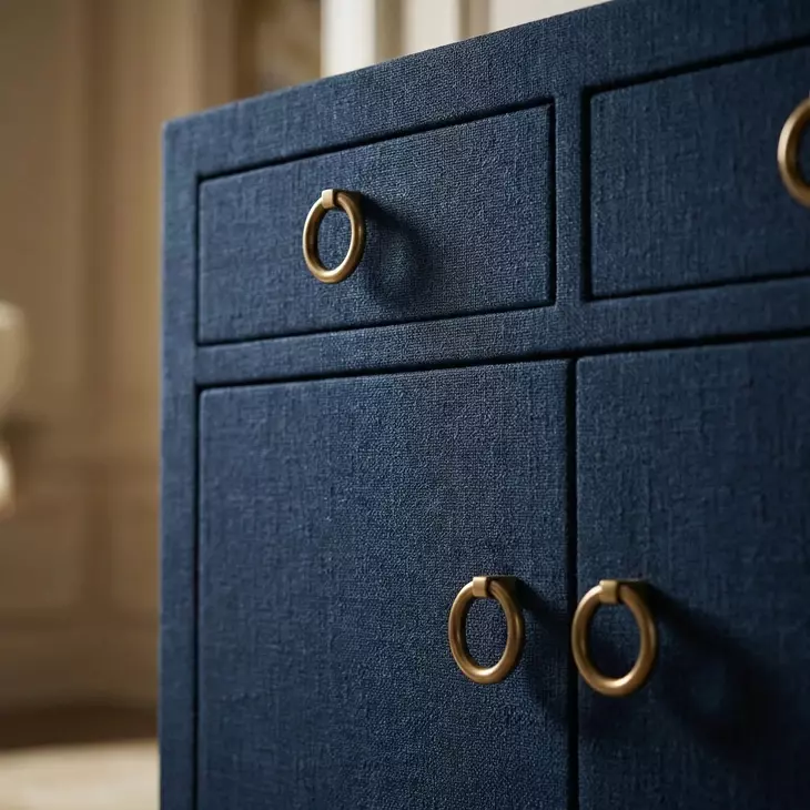 Chatham Dark Navy Blue Accent Cabinet