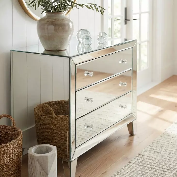Emily Mirrored Drawer Chest