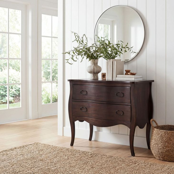 Rochelle Antique Walnut Drawer Chest