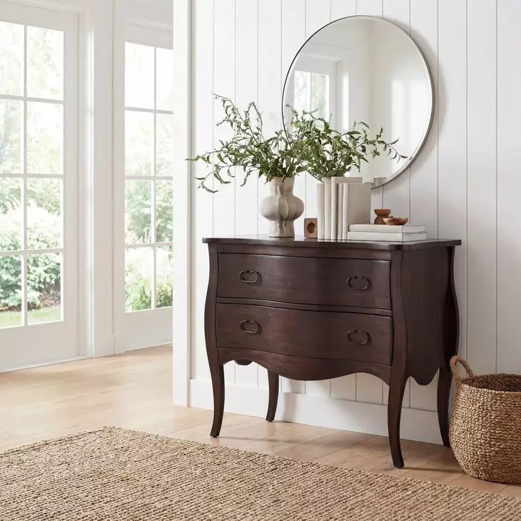 Rochelle Antique Walnut Drawer Chest