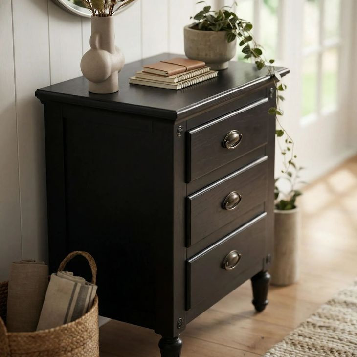 Masterpiece Easterbrook Black Petite Chest