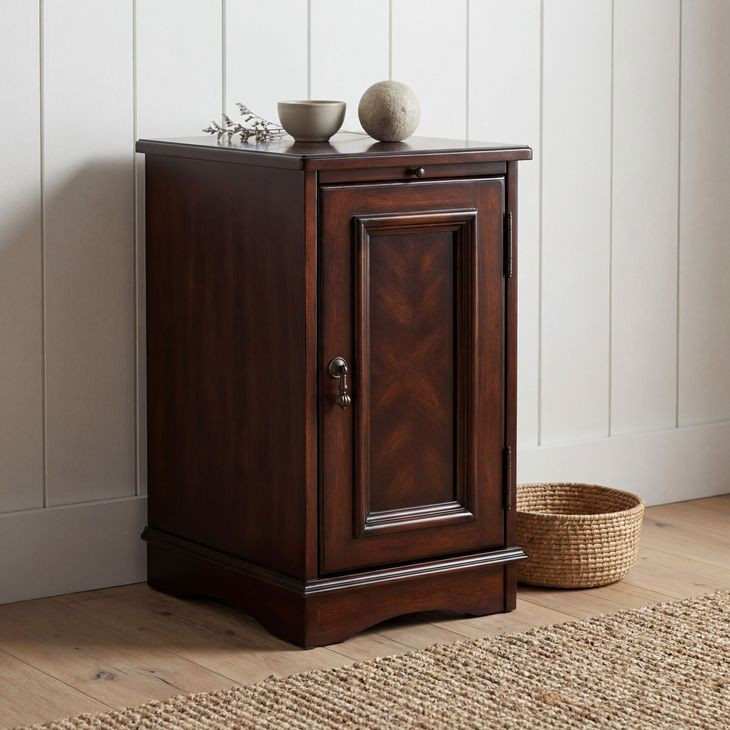 Cherry Chairside Chest