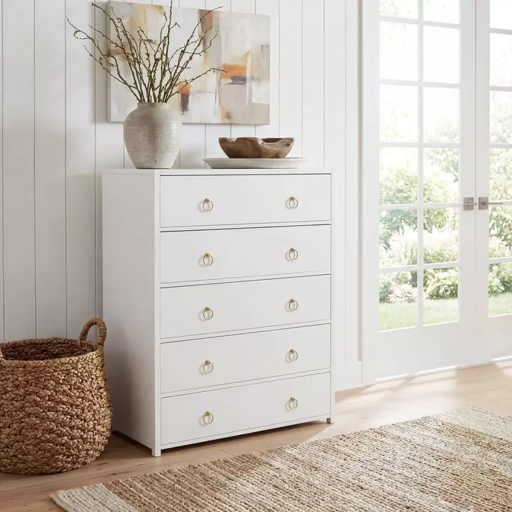 Lark White Chest
