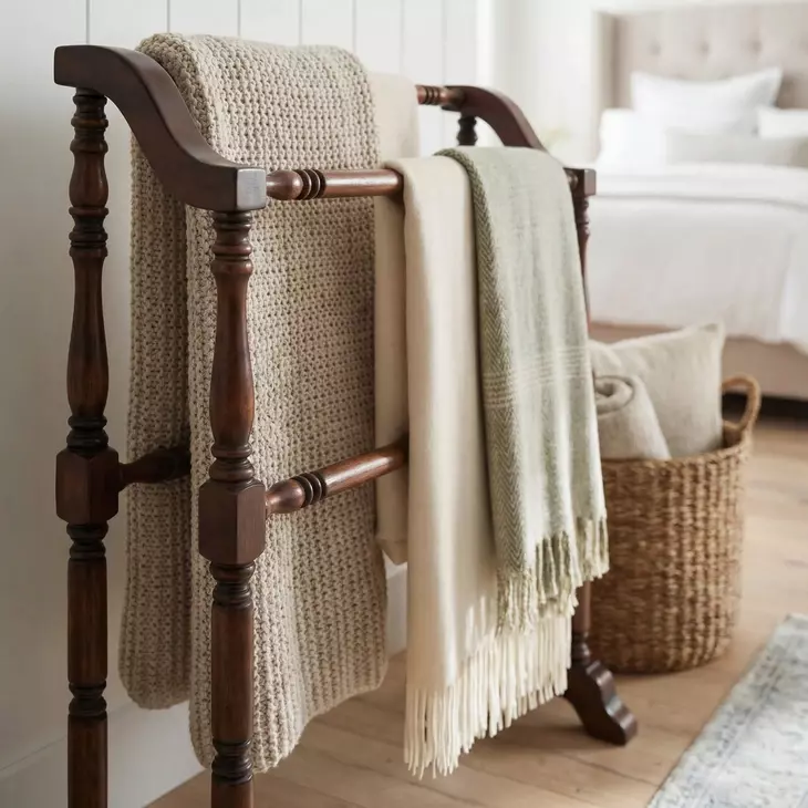 Cherry Lillian Blanket Rack