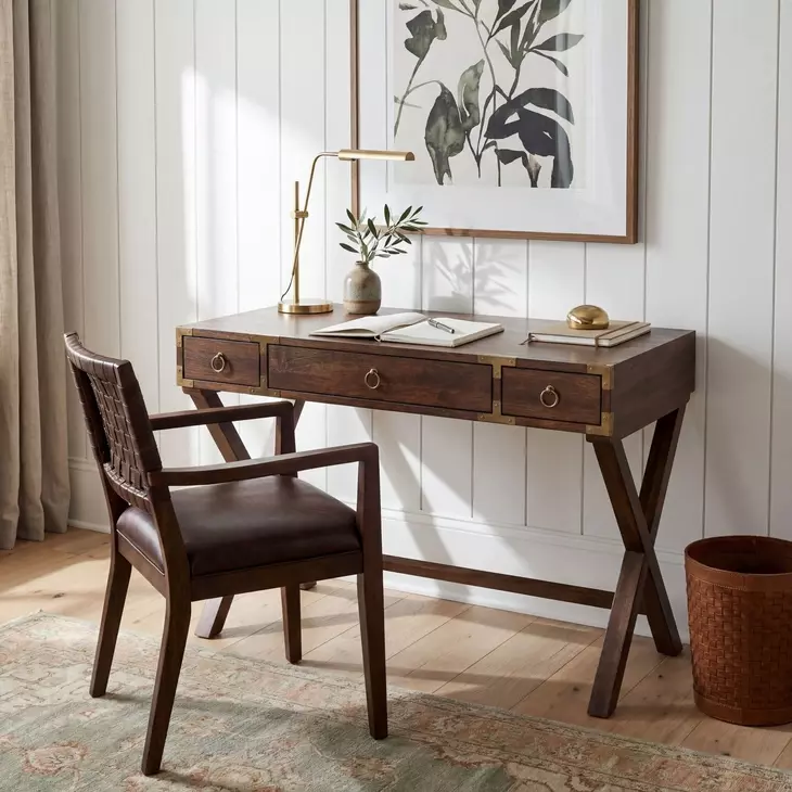 Forster Brown Writing Desk