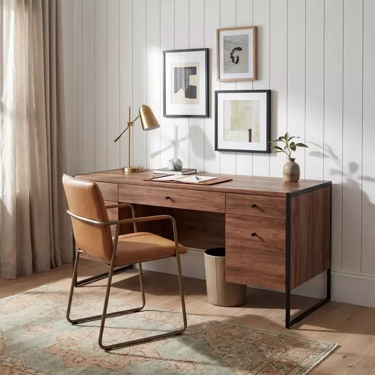 Drake Brown And Black Executive Desk