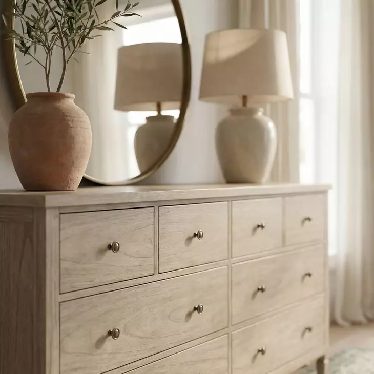 Flagstaff Desert Sand 8 Drawer Dresser
