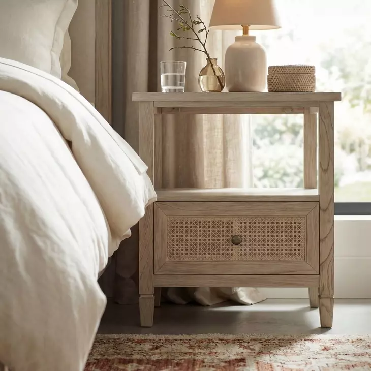 Flagstaff Desert Sand 1 Drawer Nightstand