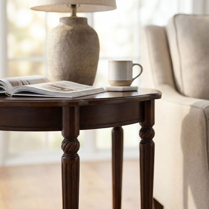 Cherry 28" Accent Table