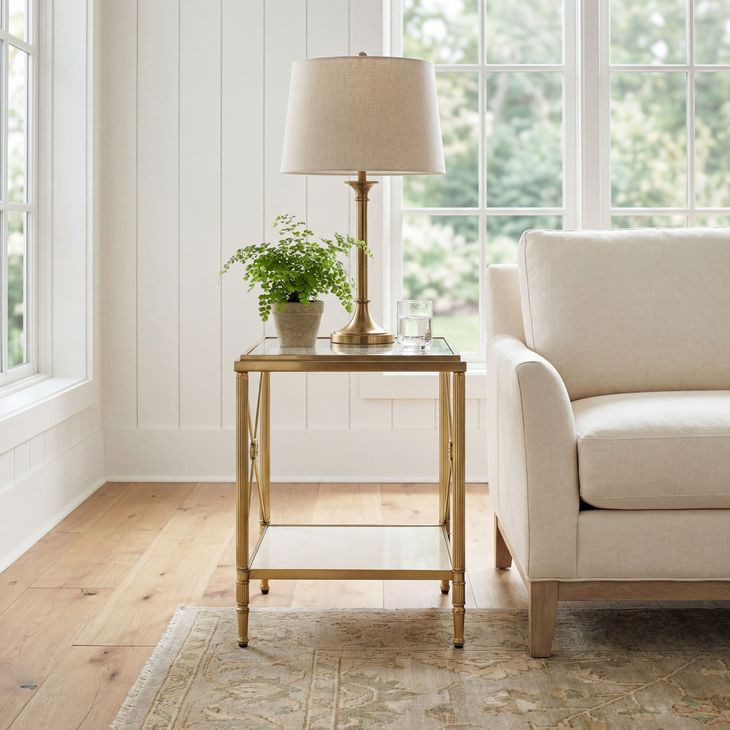 Taren Gold End Table