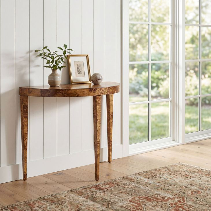 Ingrid Burl Console Table