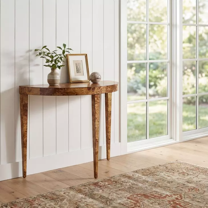 Ingrid Burl Console Table