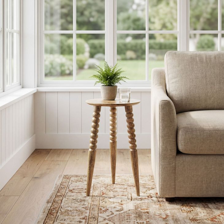 Fluornoy Artifacts Accent Table
