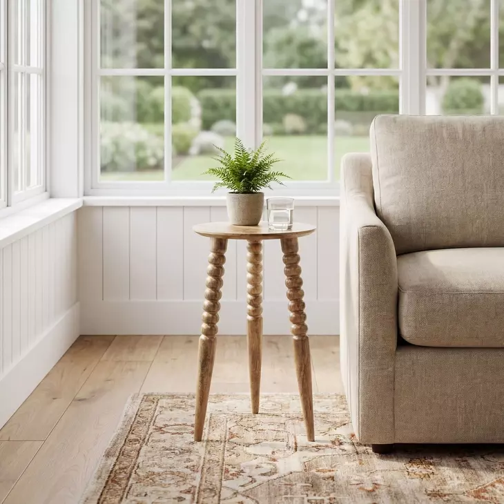 Fluornoy Artifacts Accent Table