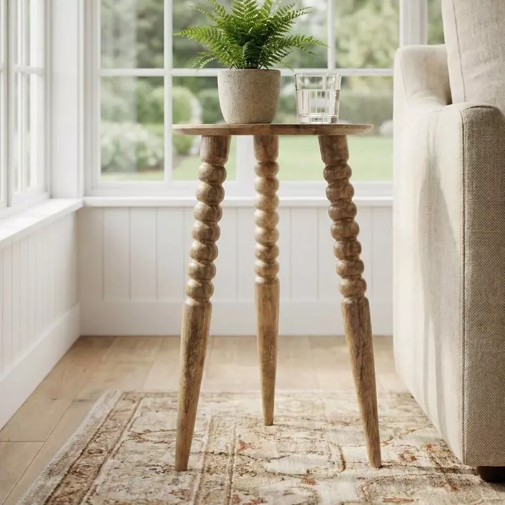Fluornoy Artifacts Accent Table