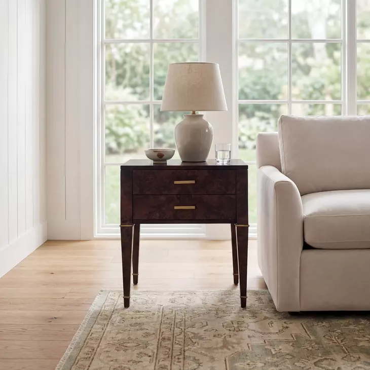 Kai Dark Burl End Table