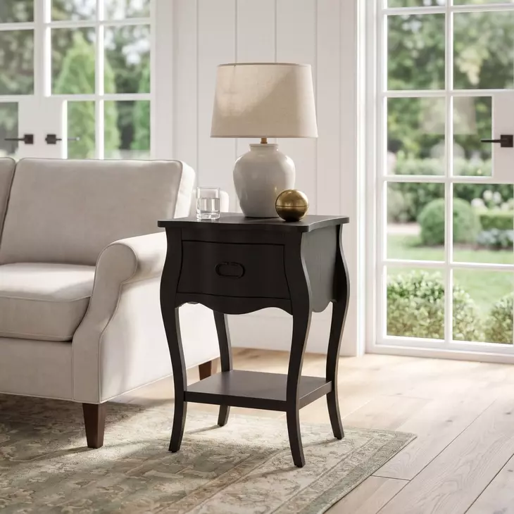 Rochelle Black End Table