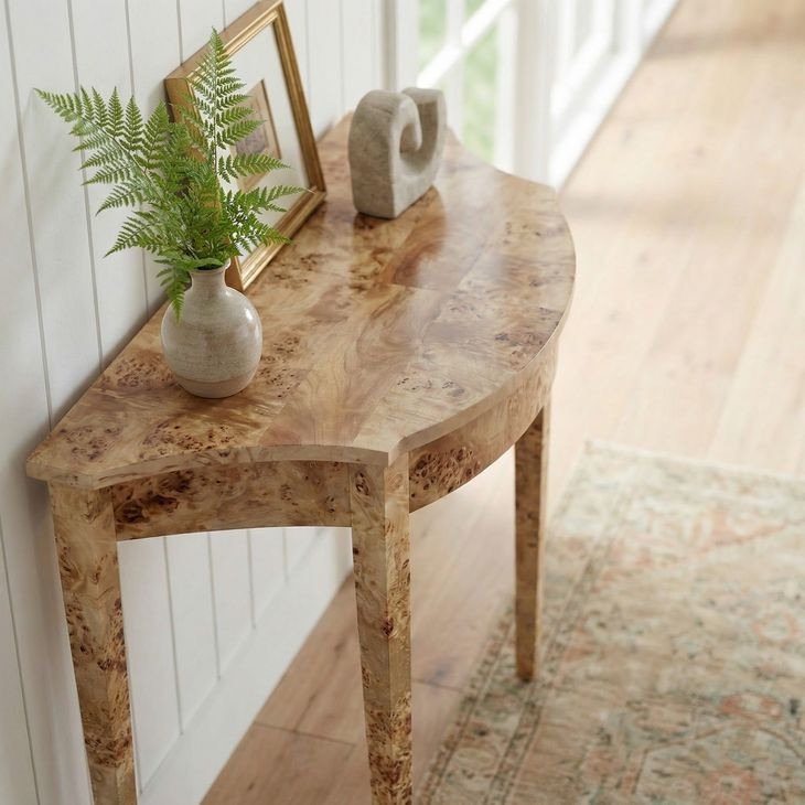 Chester Light Burl Console Table