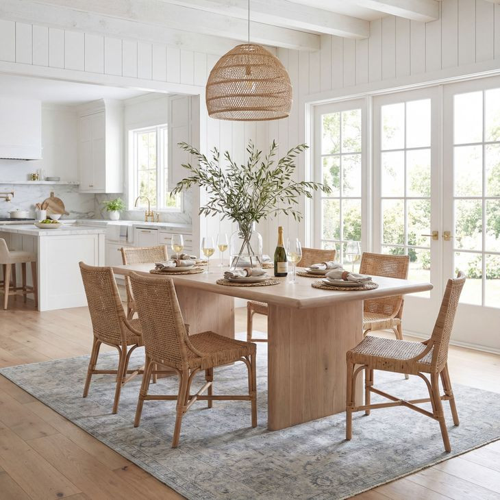 Halmstad Blonde Oak Dining Table
