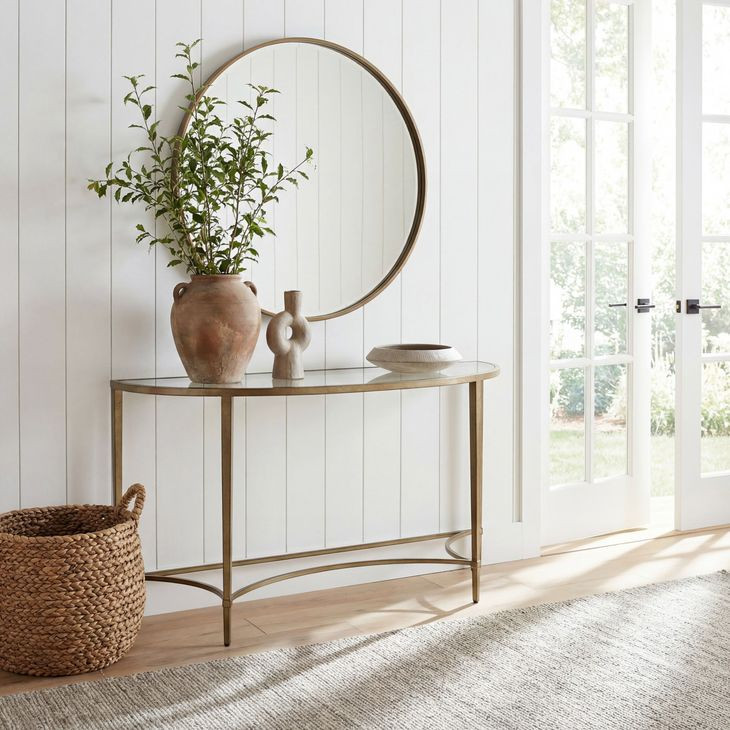 Monica Gold Demilne Console Table