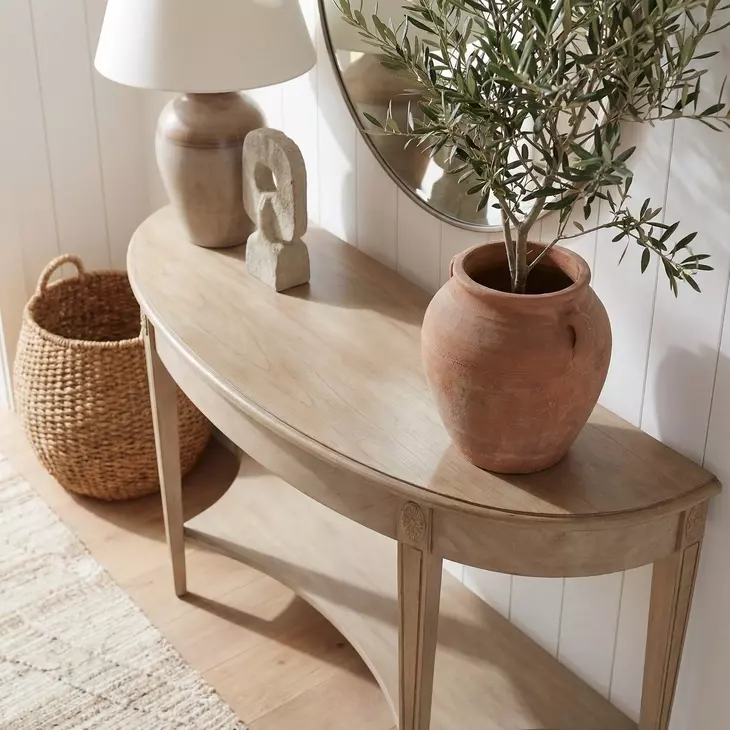 Astor Antique Beige Console Table