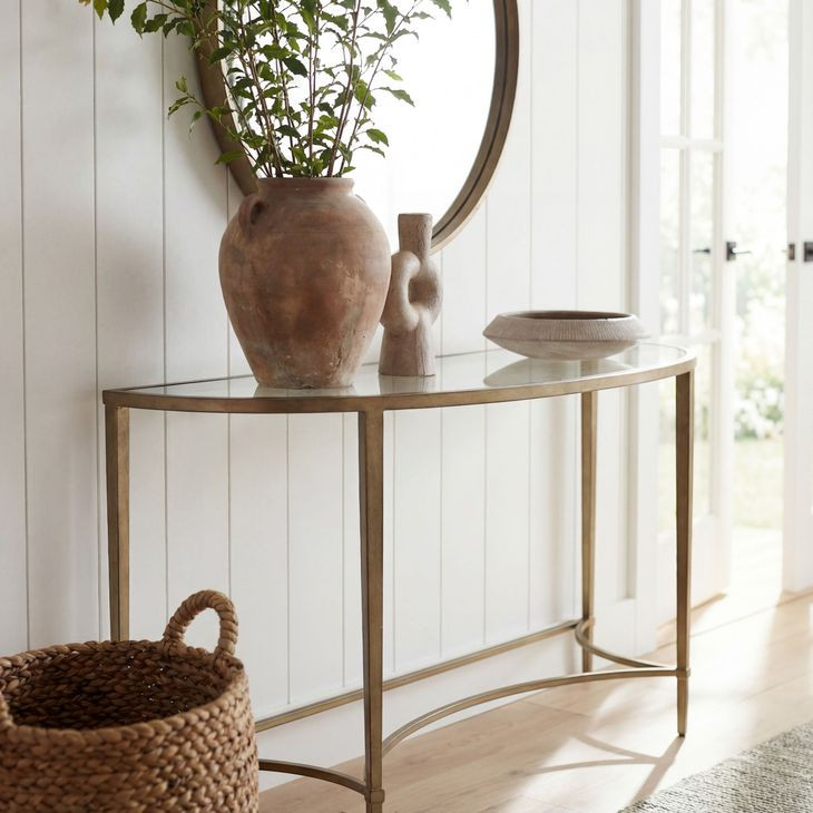 Monica Gold Demilne Console Table