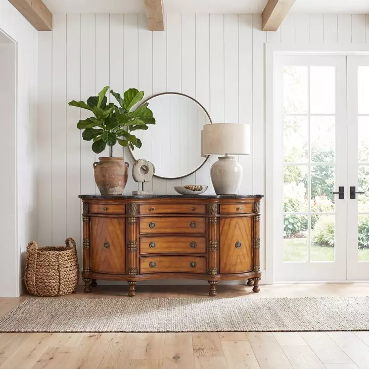 Heritage Fossil Stone Credenza