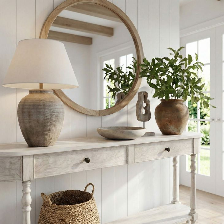 Danielle Rustic Gray 65" Console Table