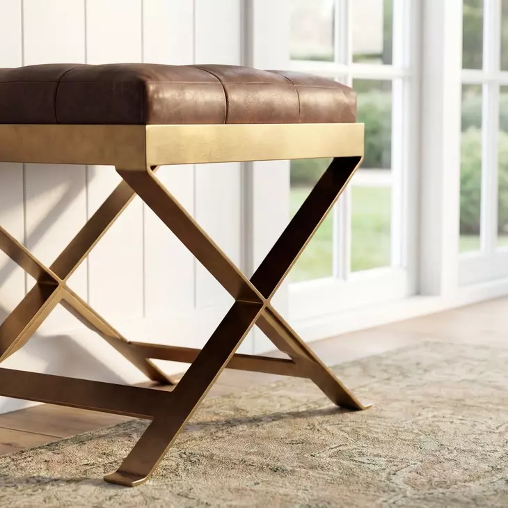 Rodrigo Leather Stool